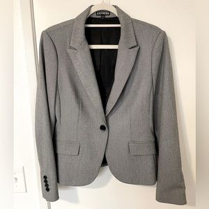 Express gray suit jacket- size 10